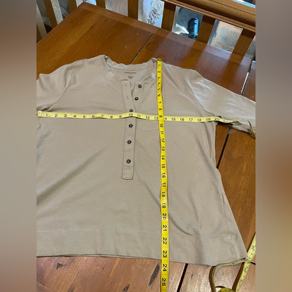BANANA REPUBLIC Heritage Elbow Sleeve Henley - Picture 5 of 5